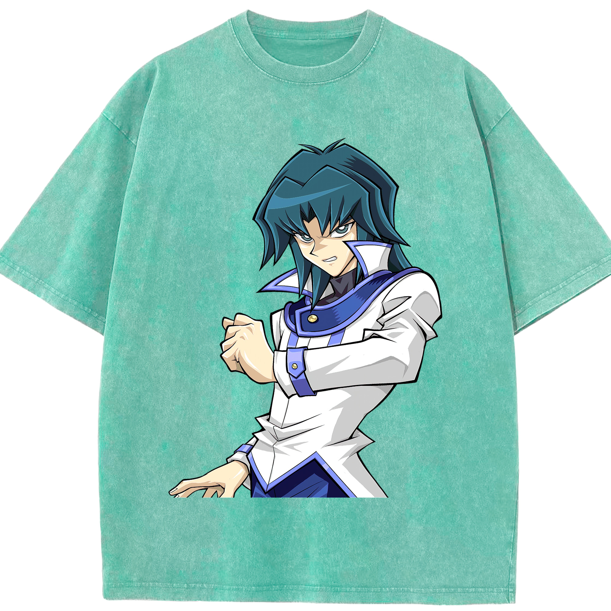 （画像用） 遊☆戯☆王 Yu-Gi-Oh! 綿100% ヴィンテージ風 半袖Tシャツ（フロントプリント）